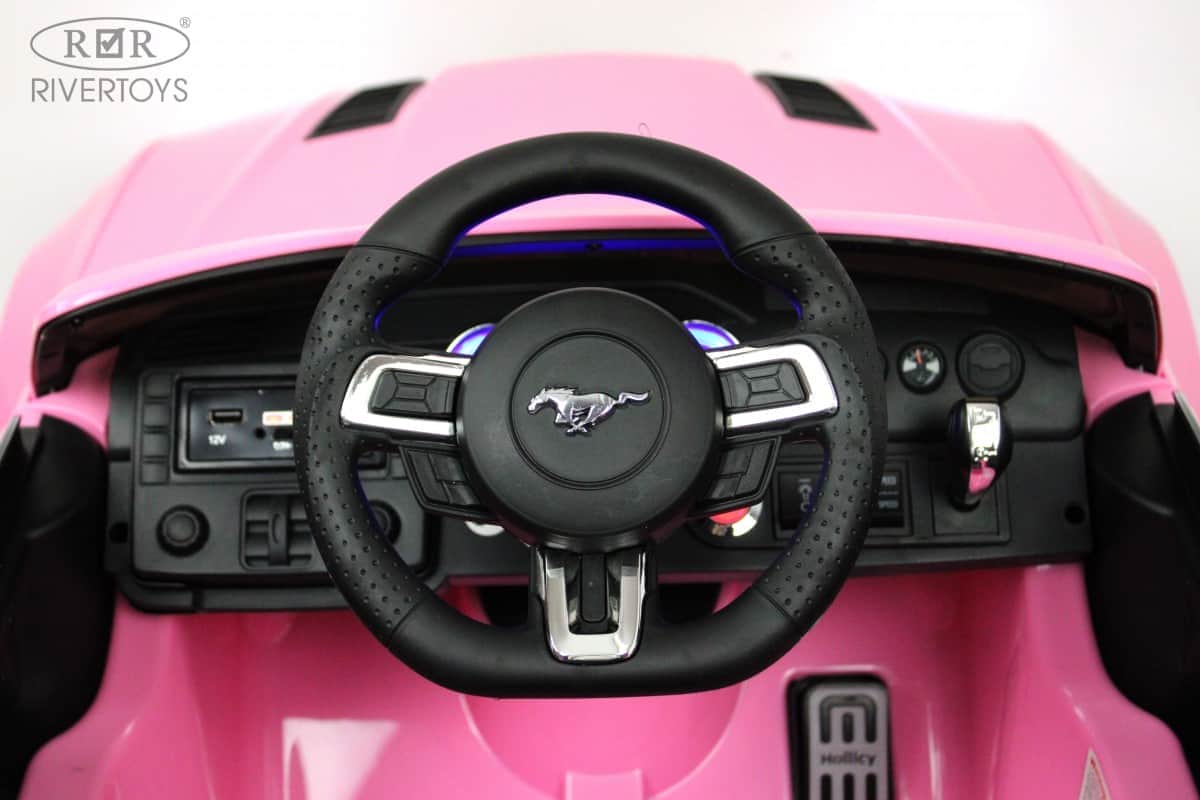 картинка Детский электромобиль Ford Mustang GT (A222MP) розовый 