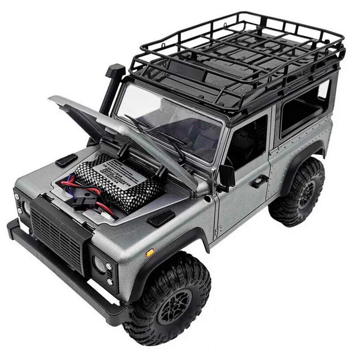 картинка Радиоуправляемый внедорожник Defender D90 4WD 1:12 - MN-99S-GREY 