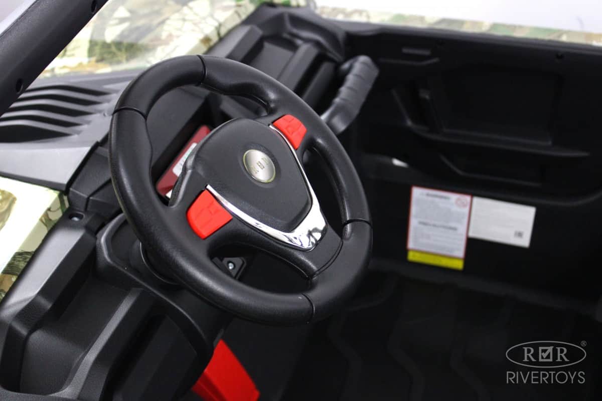 картинка Детский электромобиль P333PP (Buggy) зеленый камуфляж 