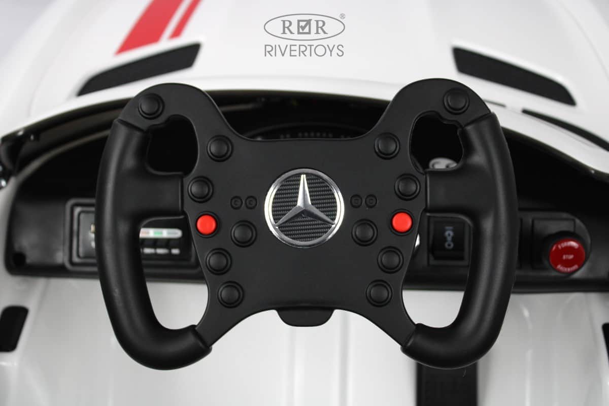 картинка Детский электромобиль Mercedes-Benz (A007AA) белый 