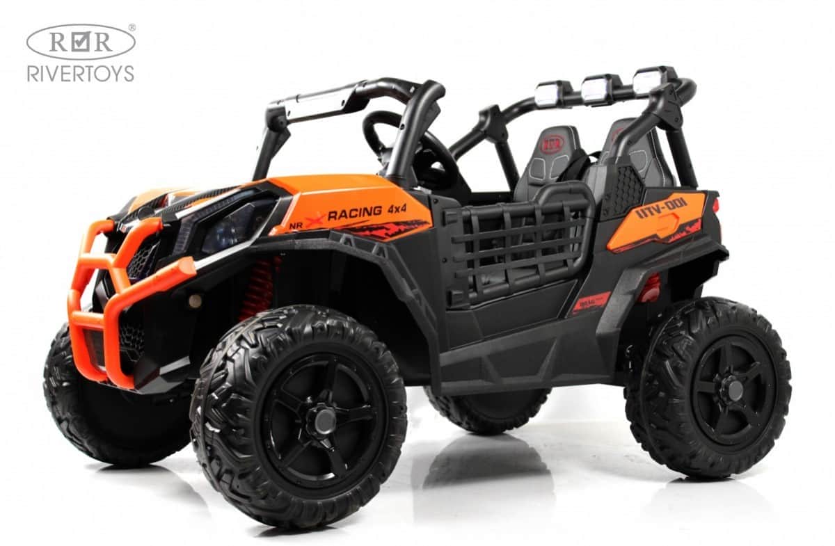 картинка Детский электромобиль K777KK LUX 4WD оранжевый 