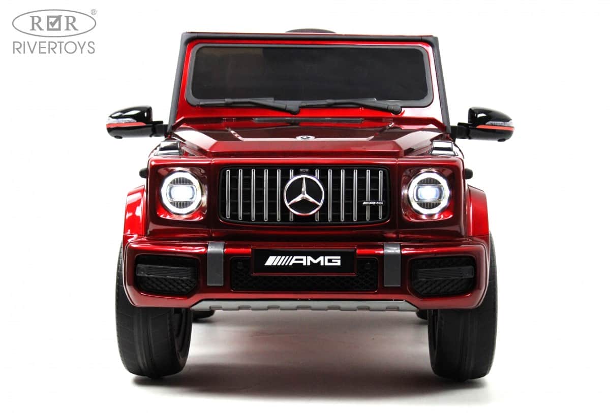картинка Детский электромобиль Mercedes-Benz G63 (K999KK) вишневый глянец 