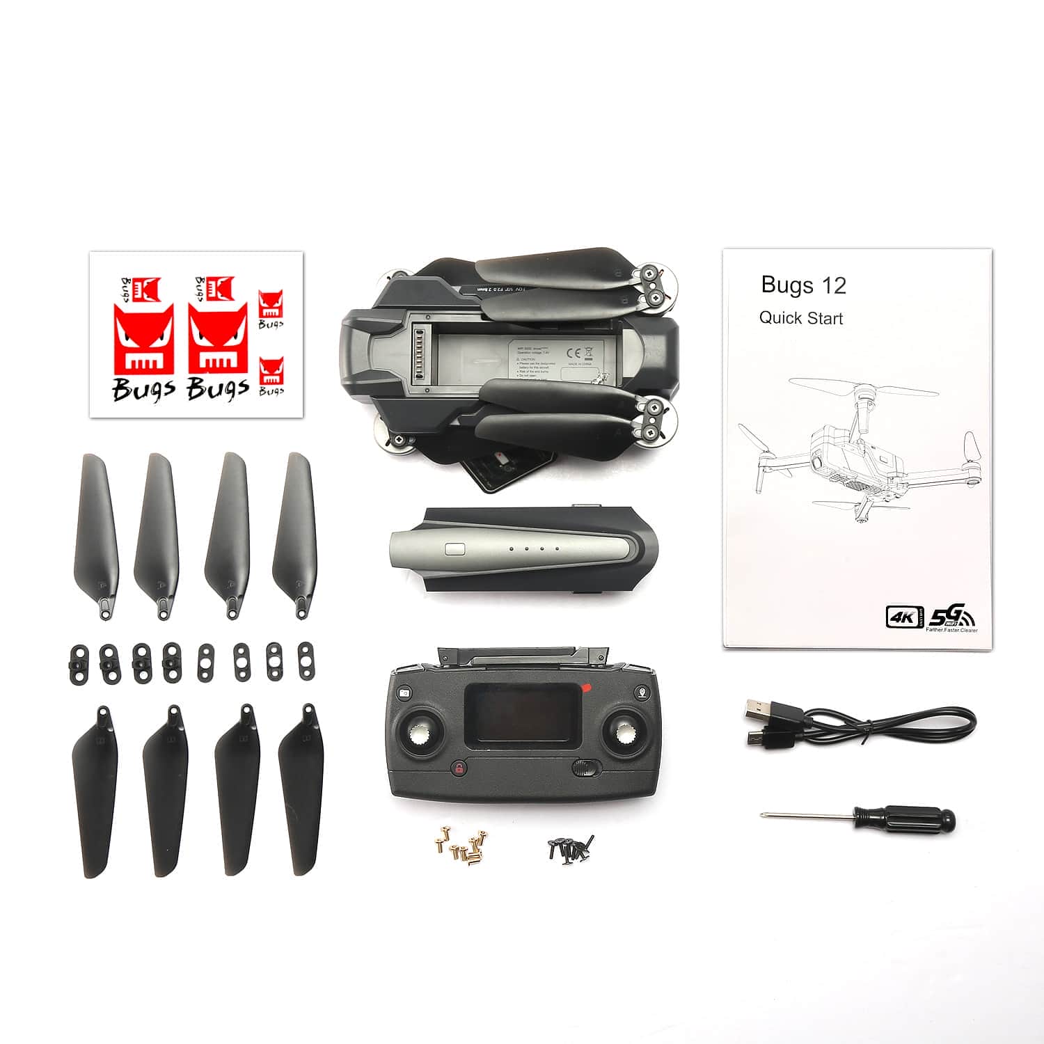картинка Квадрокоптер MJX B12 EIS 4K 5G WIFI RTF с сумкой - B12EIS-BAG 