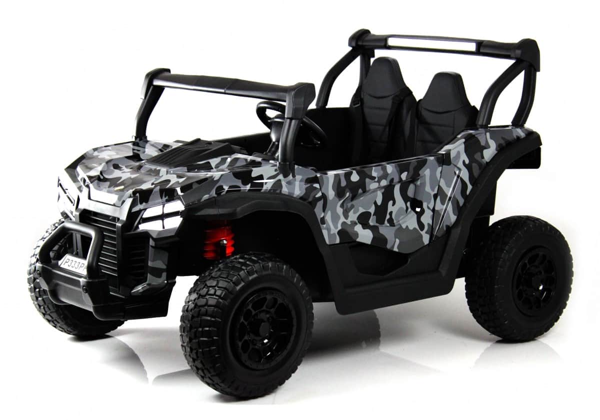 картинка Детский электромобиль P333PP (Buggy) серый камуфляж 