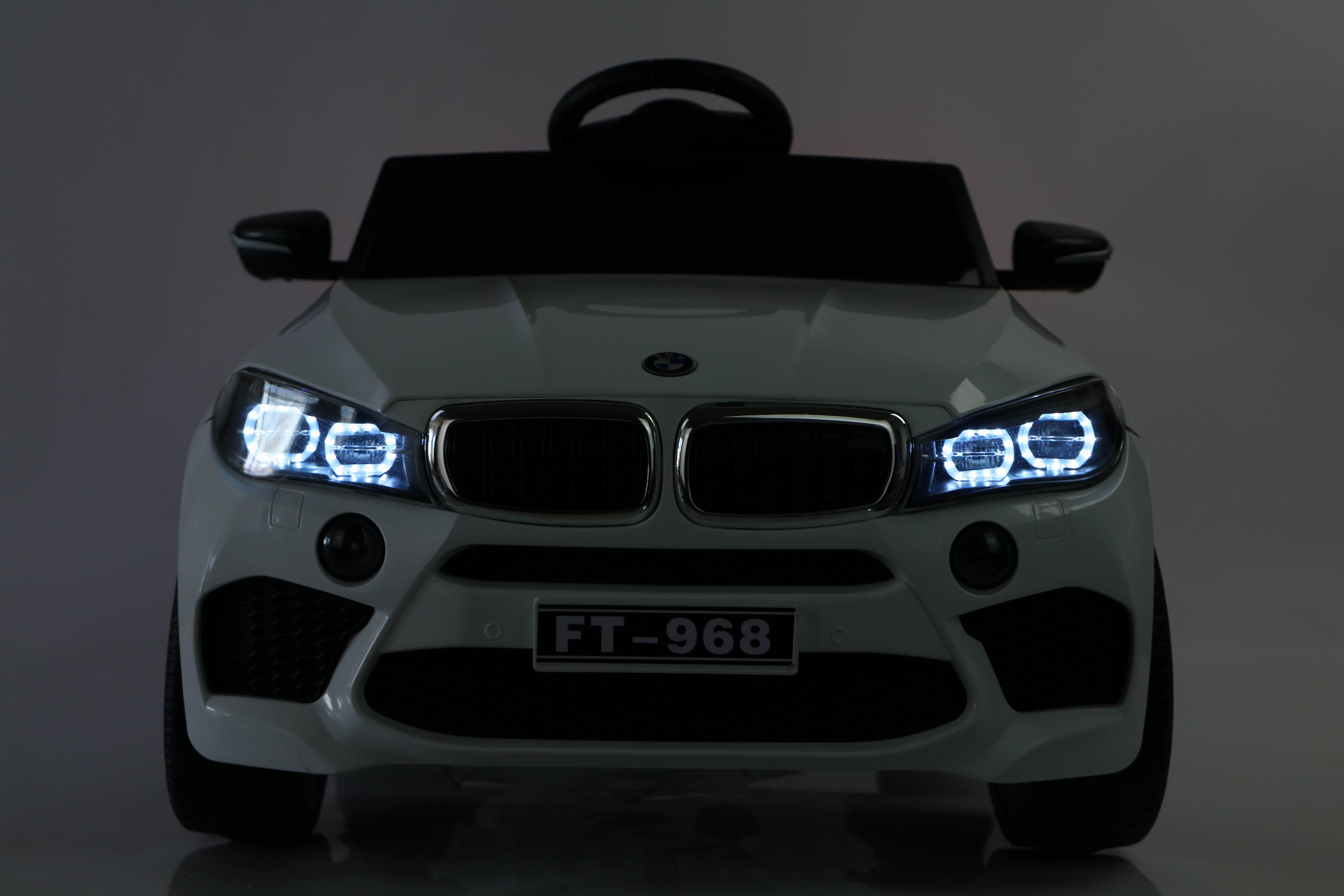 картинка Электромобиль BMW X6M 12V (полный привод, EVA) - FT-968-WHITE 