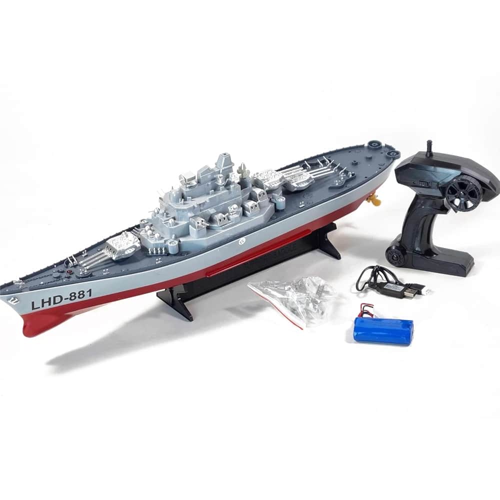 картинка Радиоуправляемый военный корабль линкор 1:360 - LHD-881 