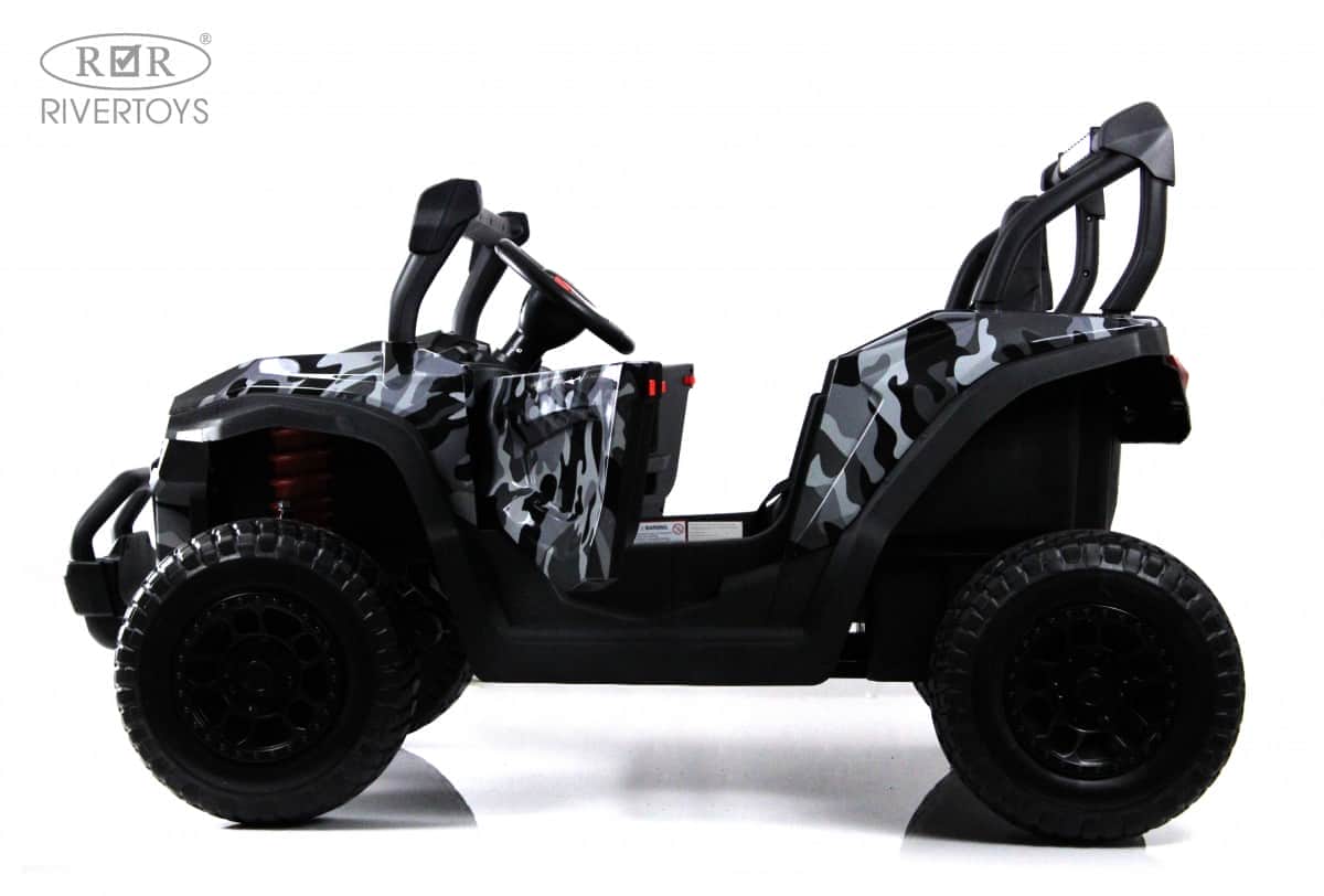 картинка Детский электромобиль P333PP (Buggy) серый камуфляж 