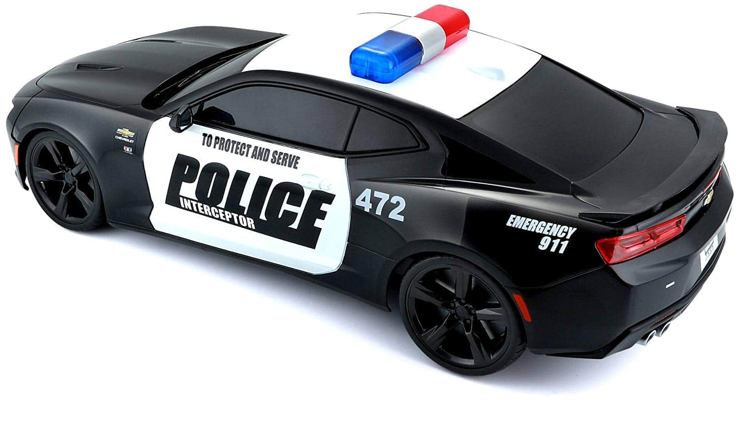 картинка Радиоуправляемая машина Chevrolet Camaro Полиция (с мигалками) 1:14 - 81276 
