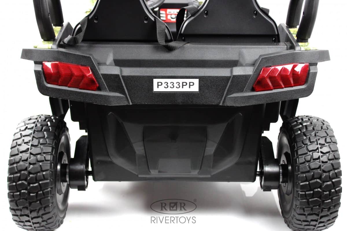 картинка Детский электромобиль P333PP (Buggy) зеленый камуфляж 