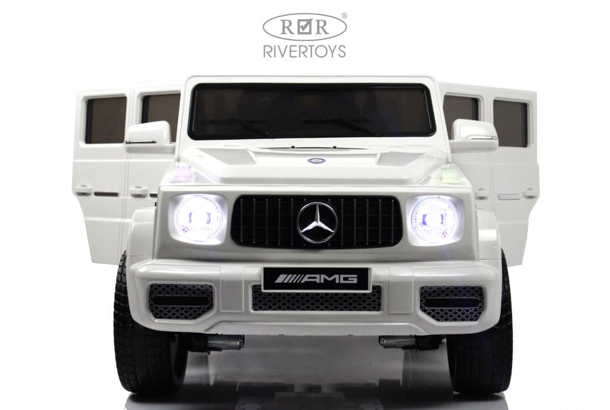 картинка Детский электромобиль Mercedes-Benz G65 (E111EE) белый 