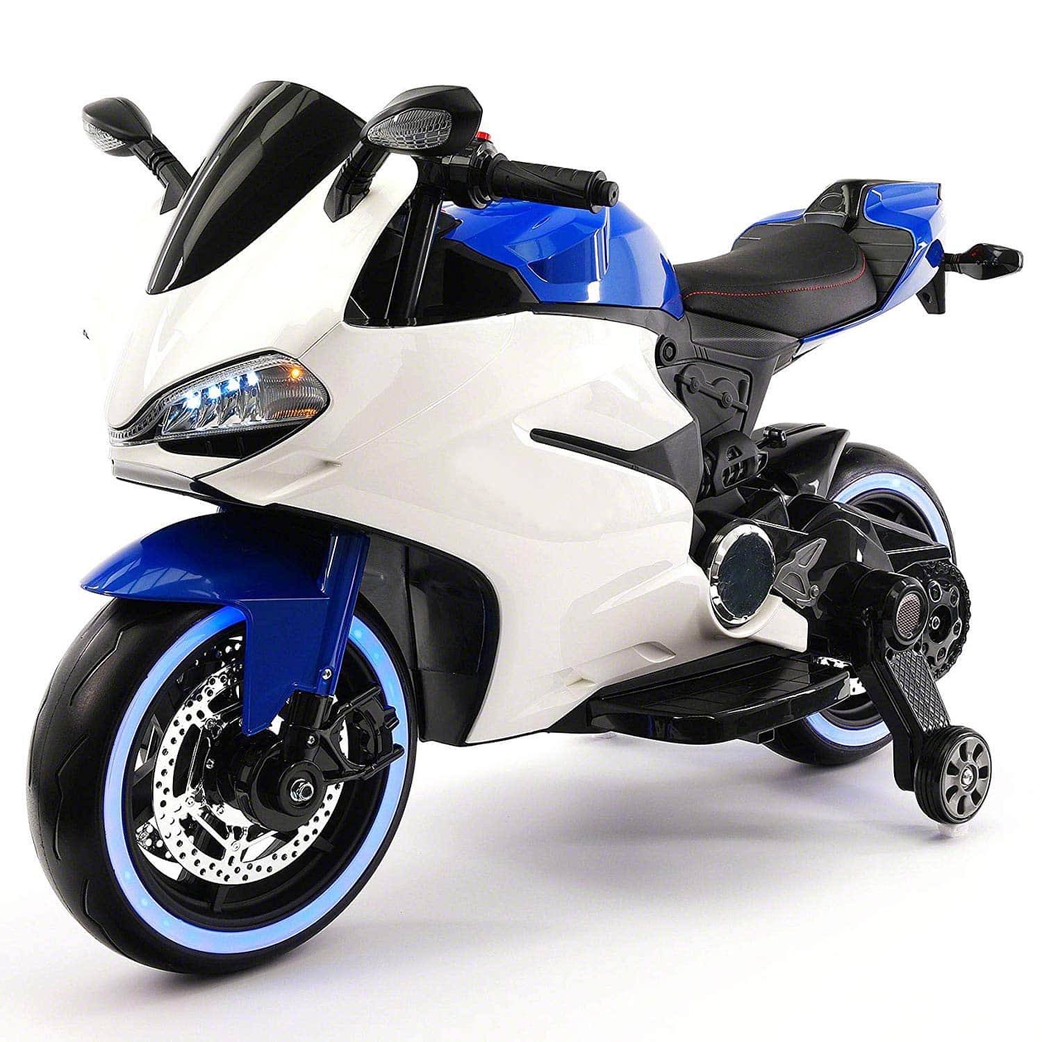 картинка Детский электромотоцикл Ducati 12V - FT-1628-BLUE-WHITE 