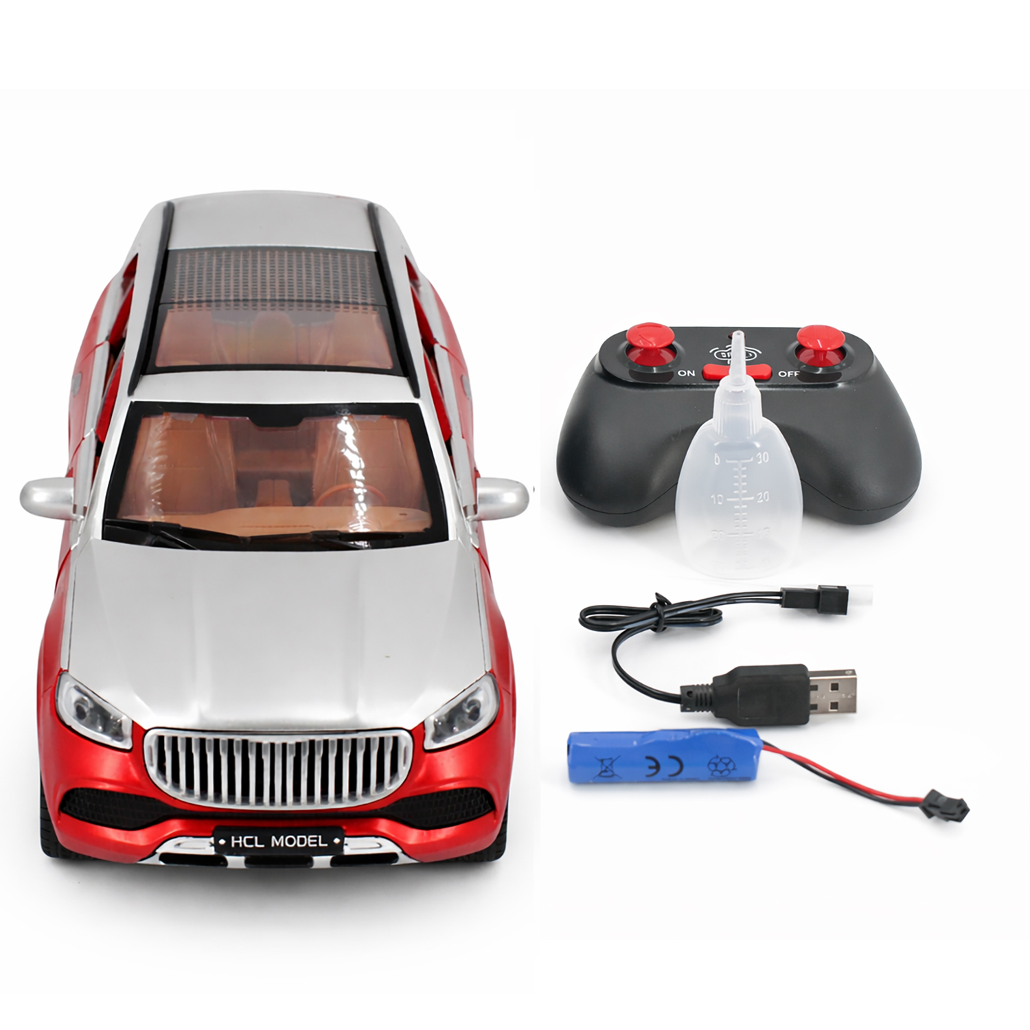 картинка Радиоуправляемая металлическая машина Maybach GLS 1:22 - HCL-3805-RED 