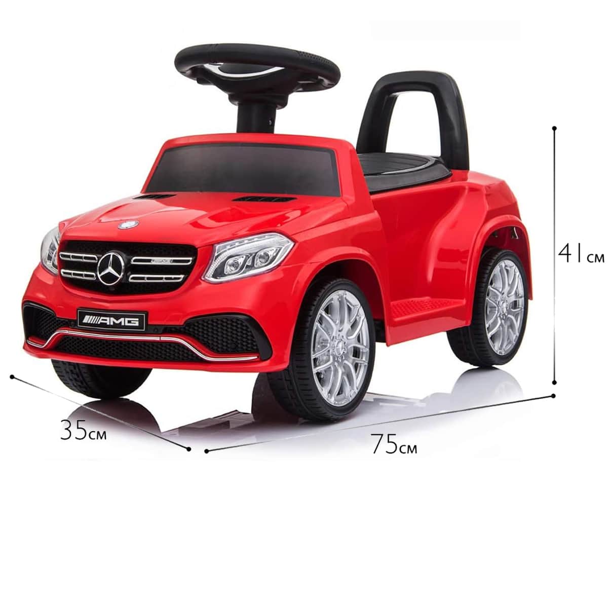 картинка Электромобиль Mercedes GLS63 + пульт управления - HL600-RED 