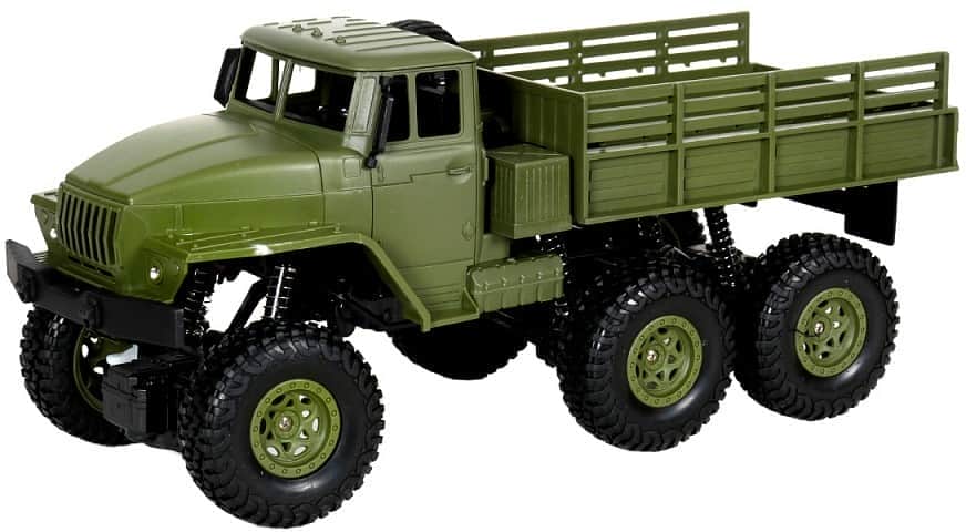картинка Радиоуправляемый грузовик УРАЛ 6x6 1:18 (привод 4WD, акб) - MX-25481 