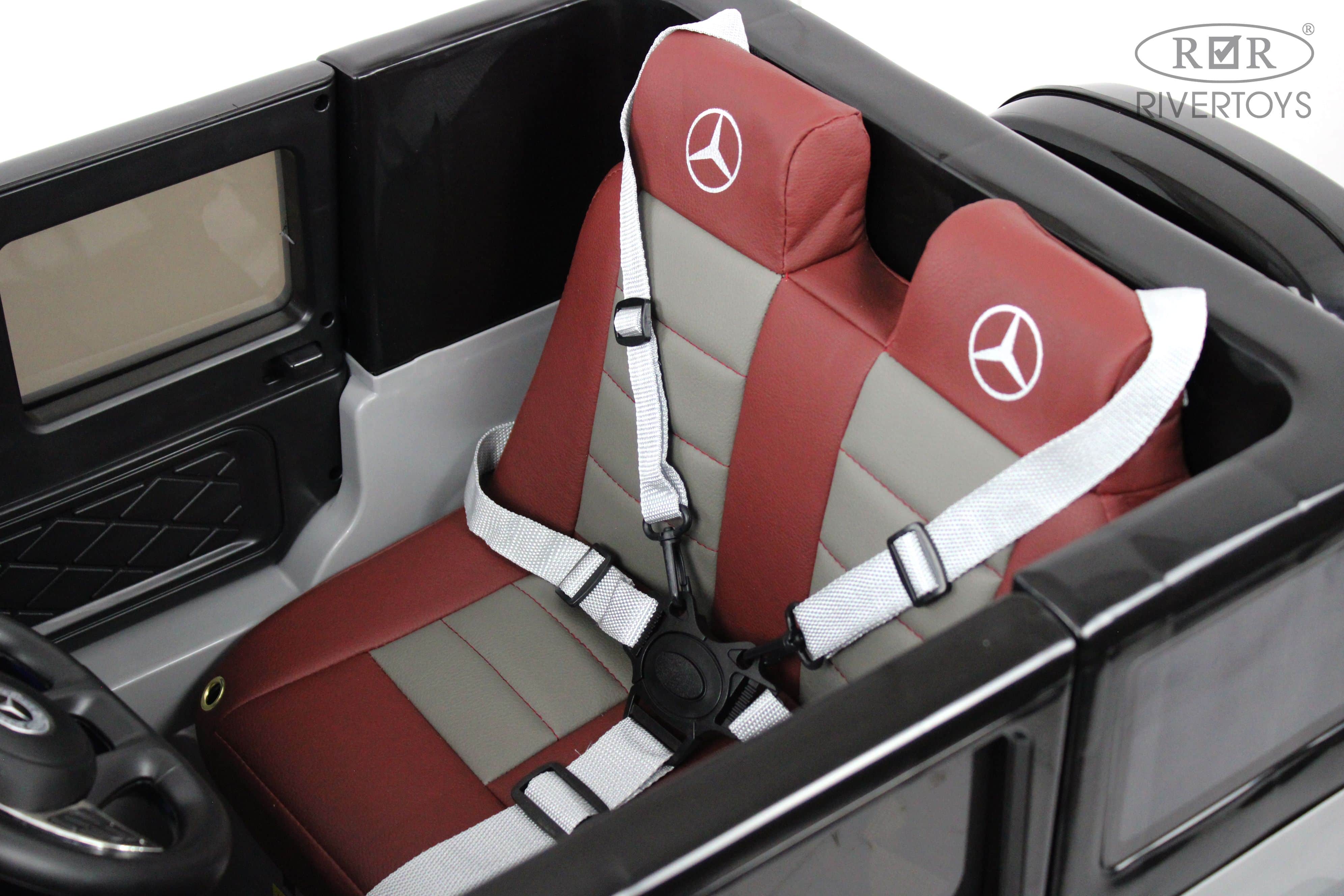 картинка Детский электромобиль Mercedes-Benz EQG (E222EE) серый 