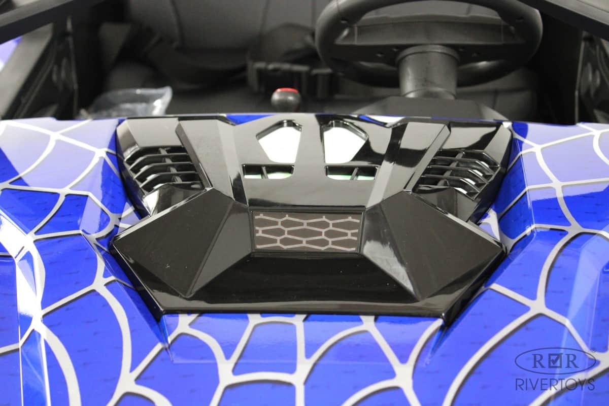 картинка Детский электромобиль A707AA LUX NEW 4WD синий Spider 