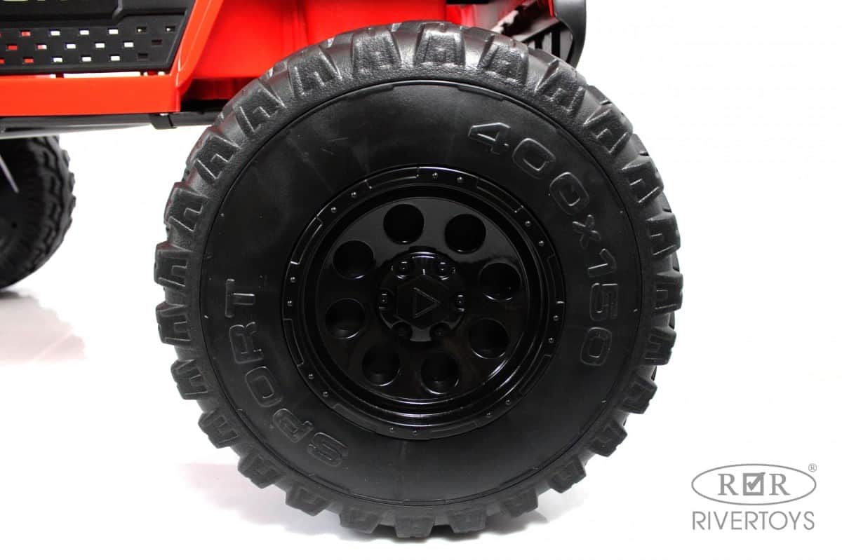 картинка Детский электромобиль Jeep A222AA красный 