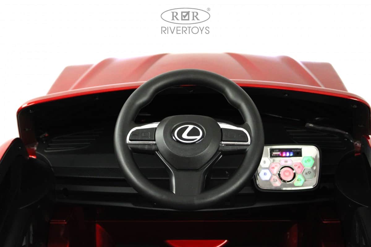 картинка Детский электромобиль Lexus 570 (E555EE) красный глянец 