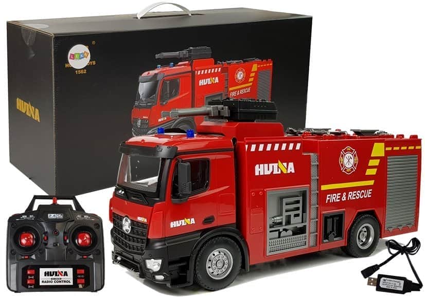картинка Радиоуправляемая пожарная машина HUINA масштаб 1:14 2.4G - HN1562 