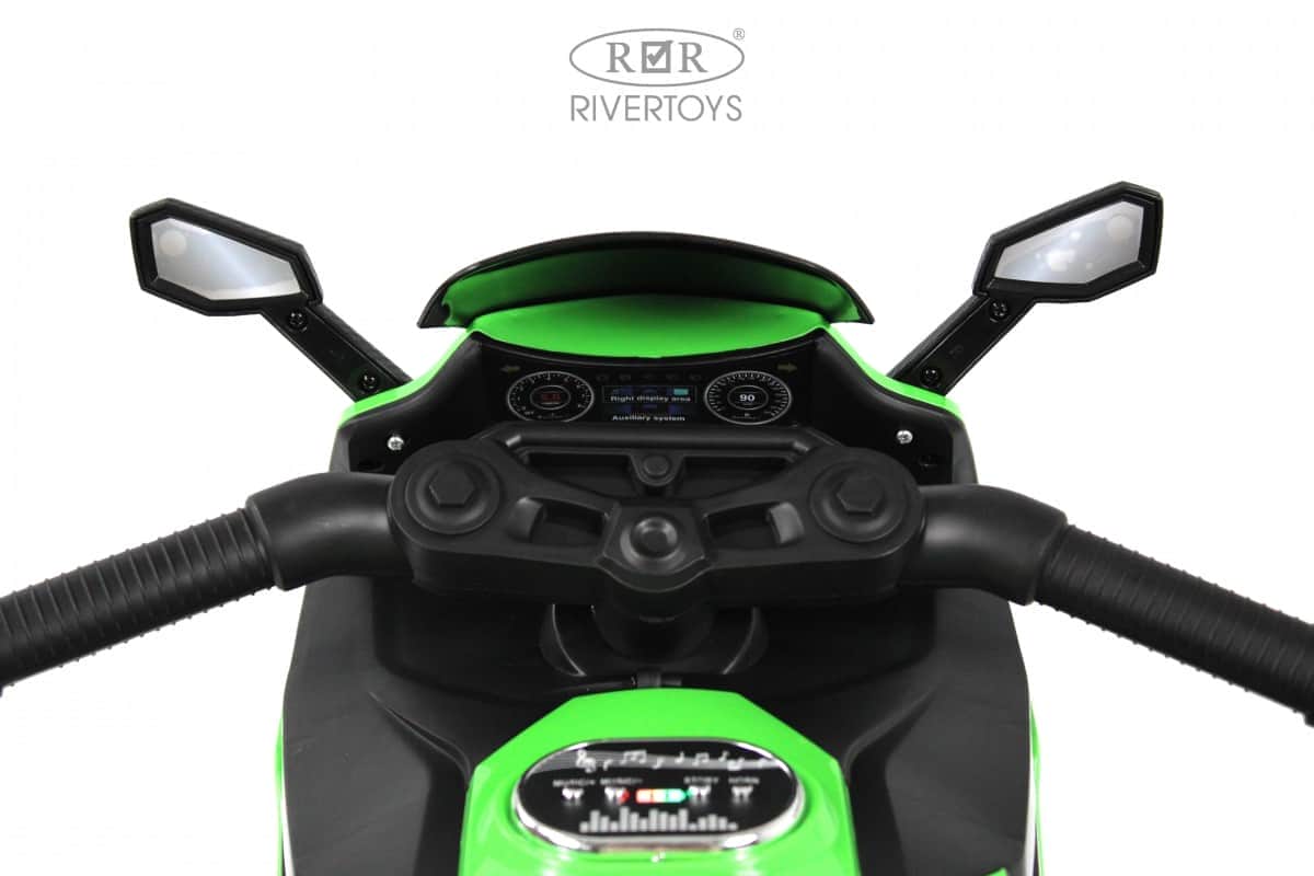 картинка Детский электротрицикл K002PX зеленый 