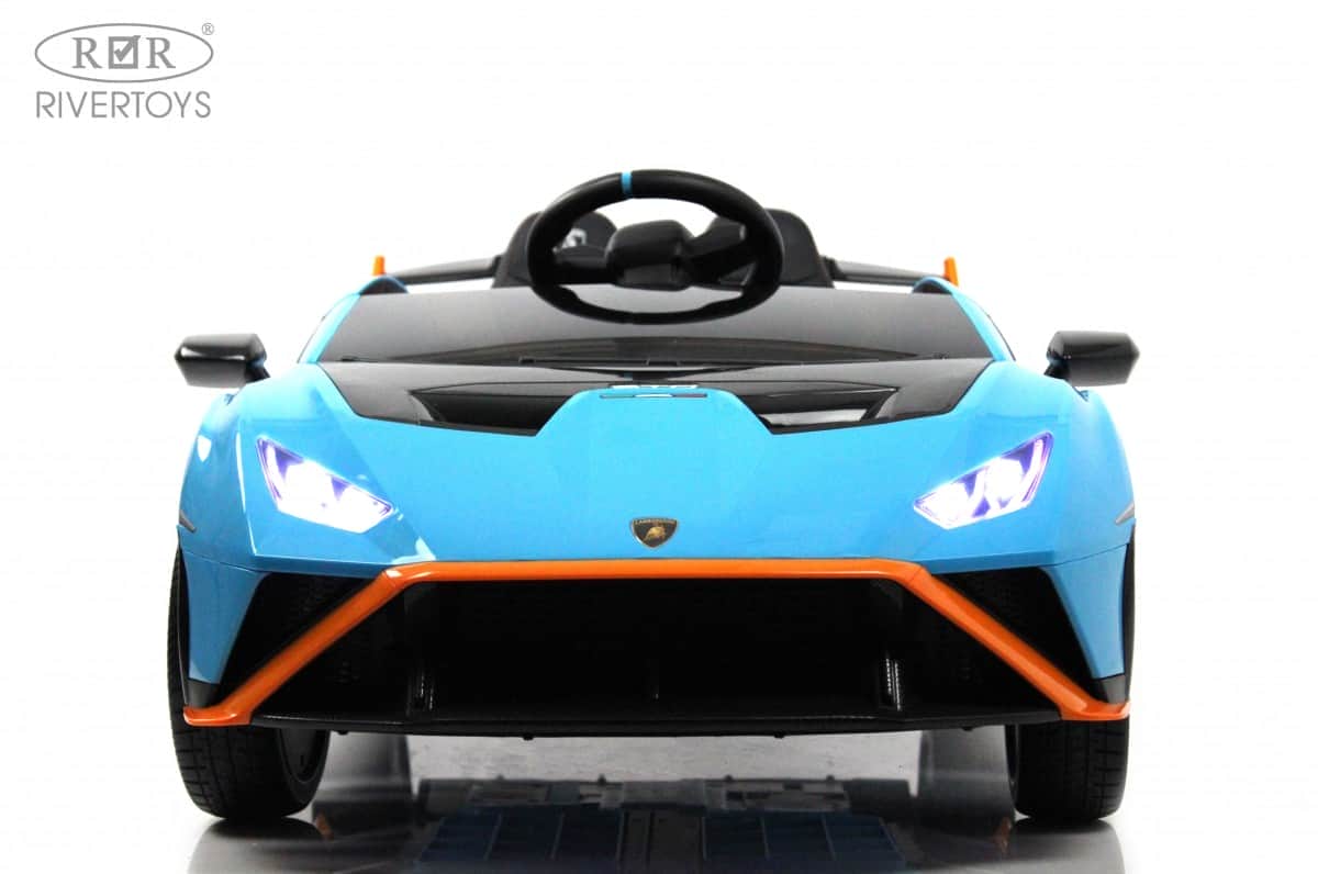 картинка Детский электромобиль Lamborghini Huracán STO (E888EE) синий 