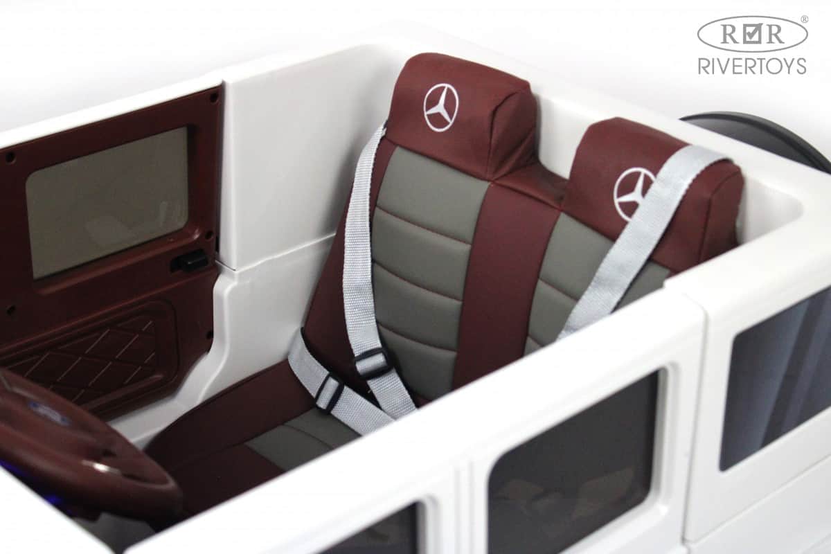 картинка Детский электромобиль Mercedes-Benz G65 (E111EE) белый 