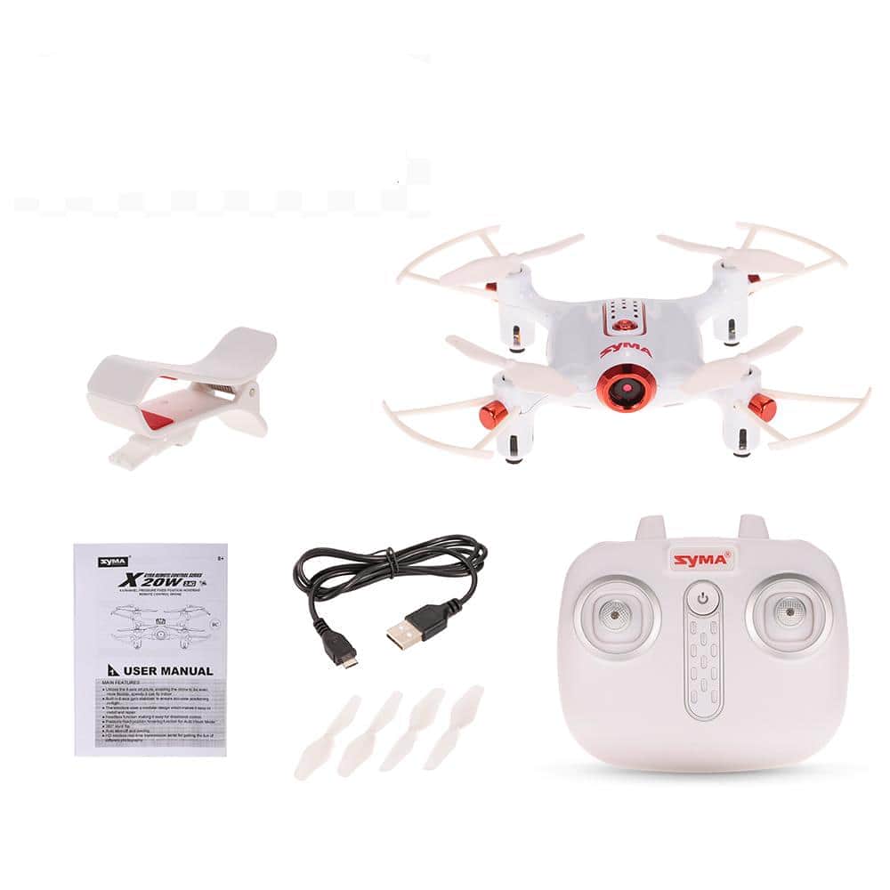 картинка Радиоуправляемый квадрокоптер Syma X20W FPV RTF 2.4G - X20W 
