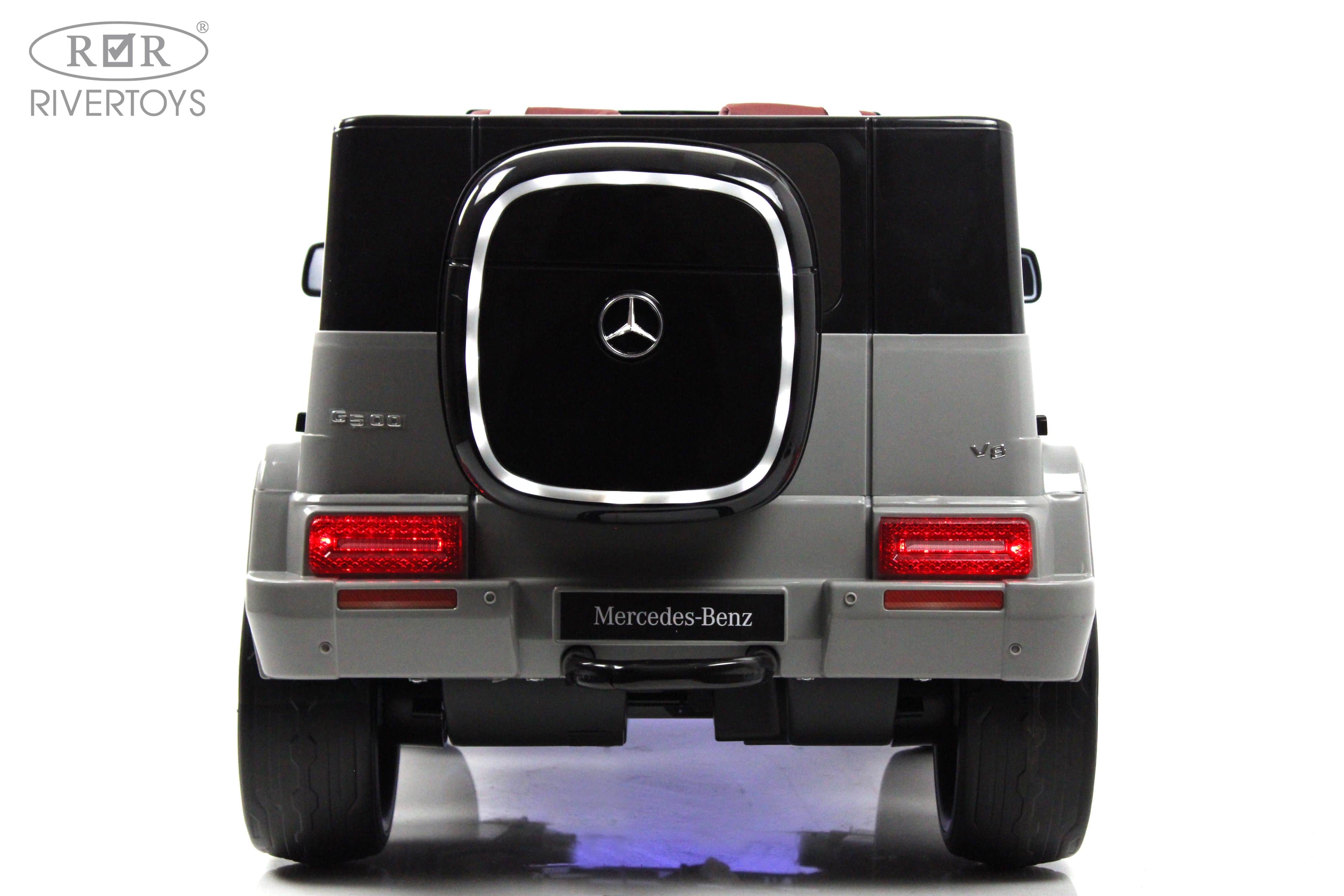 картинка Детский электромобиль Mercedes-Benz EQG (E222EE) серый 