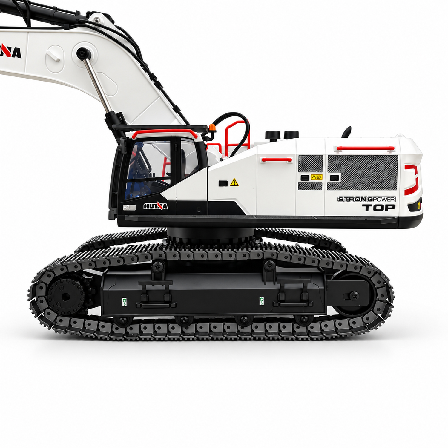 картинка Радиоуправляемый экскаватор белый HUI NA TOYS масштаб 1:14 2.4G - HN1594-WHITE 