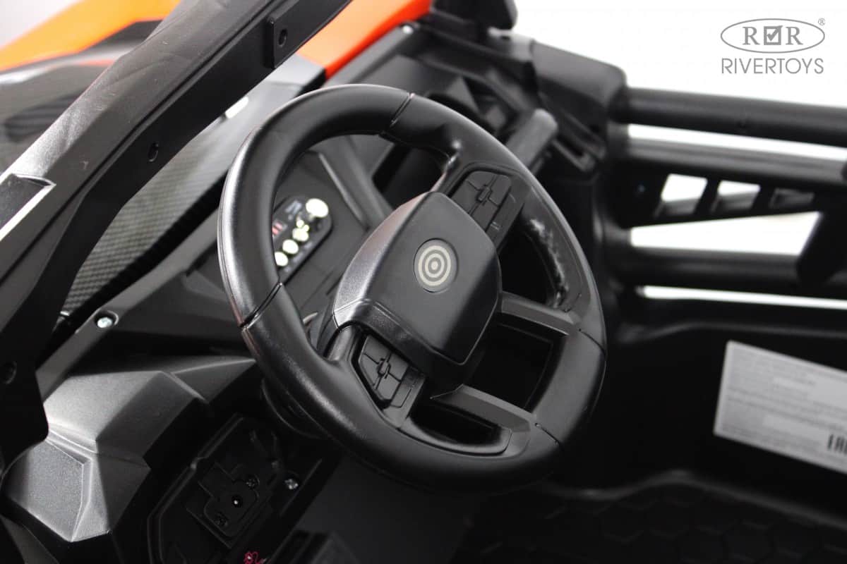 картинка Детский электромобиль K555KK 4WD 24V оранжевый 