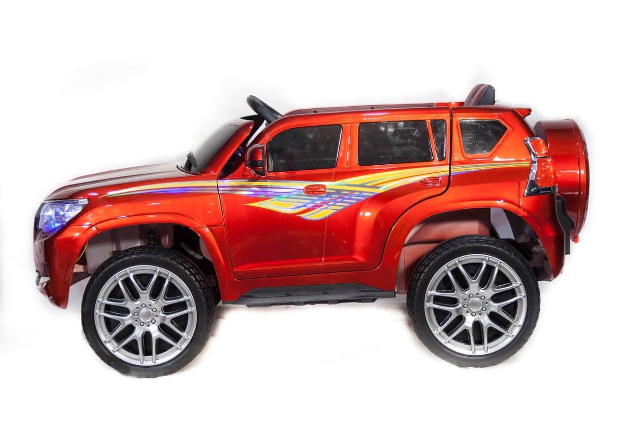 картинка Джип Toyota Prado 5637 Красный краска 