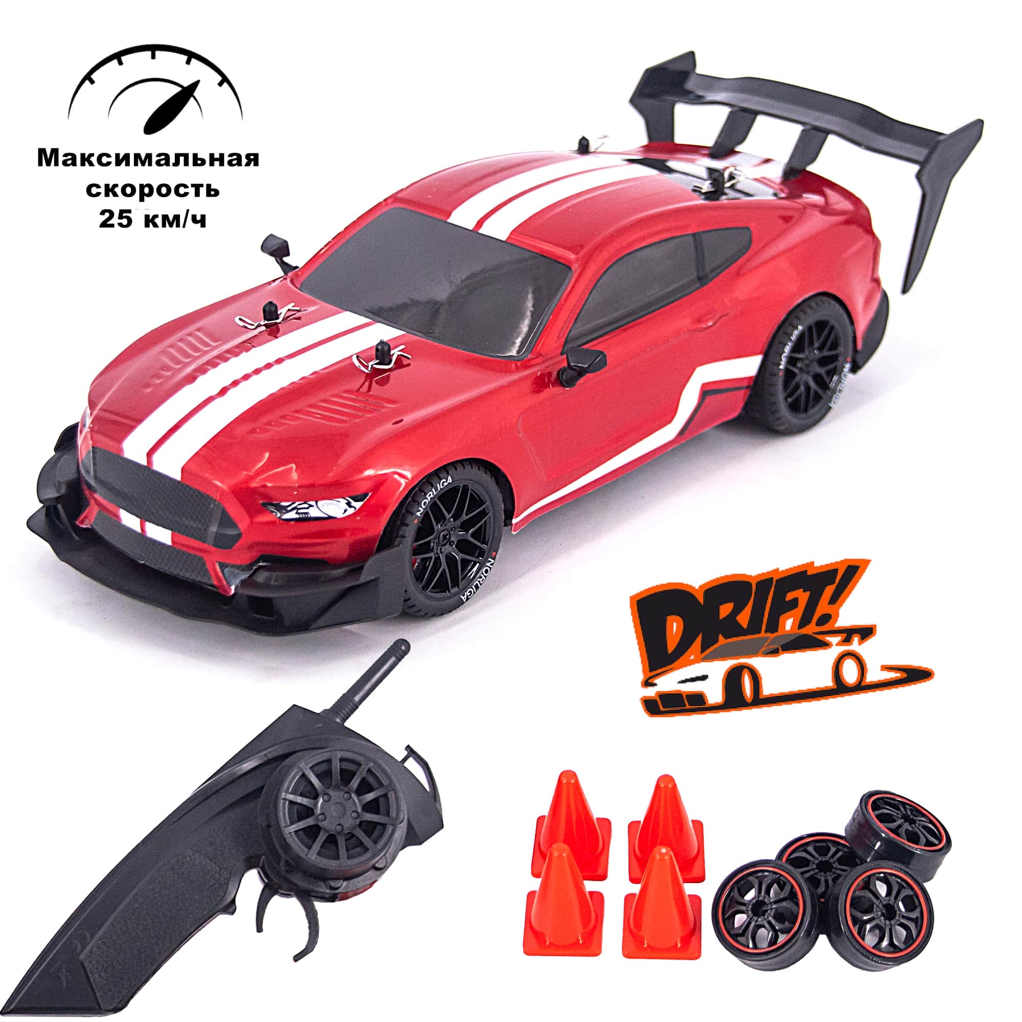 картинка Радиоуправляемая машина для дрифта Ford Mustang 4WD 1:14 - RC-19C 