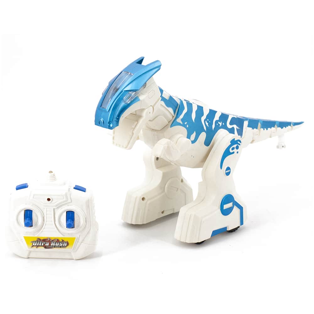 картинка Радиоуправляемый динозавр T-Rex RuiCheng (синий, звук, свет) - RUI-9998-BLUE 