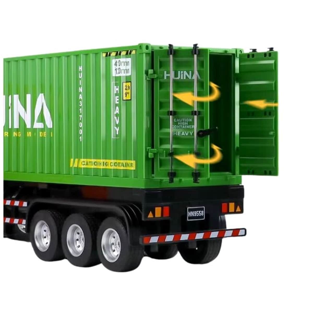 картинка Радиоуправляемый грузовик контейнеровоз HUINA 1:18 - HN1317-GREEN 