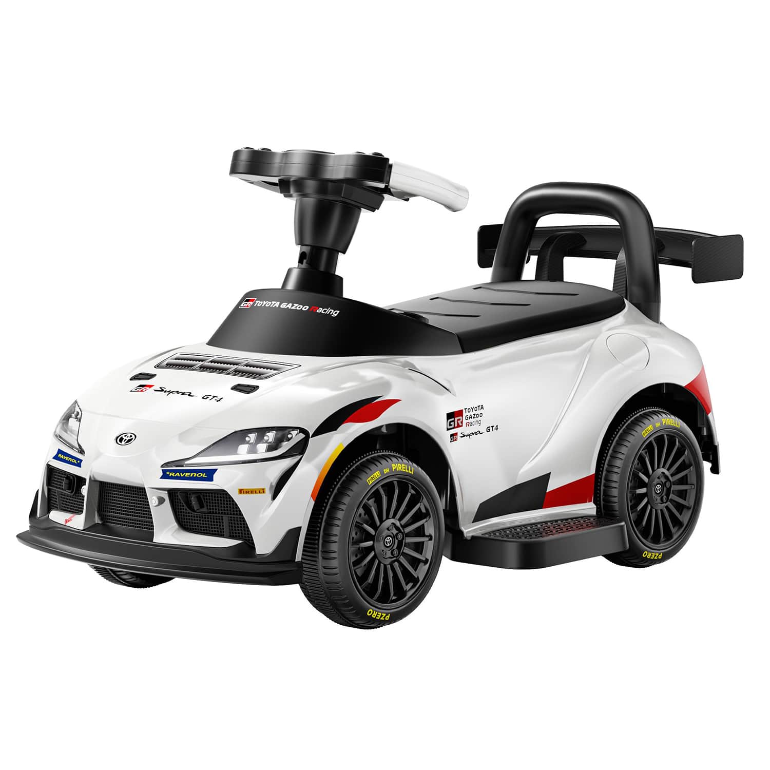 картинка Электромобиль каталка Toyota GR SUPRA GT4 (6V, EVA, пульт) - SMT-519-WHITE 