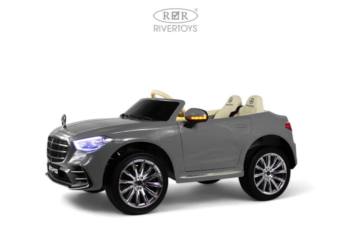 картинка Детский электромобиль М333БХ 4WD серый 