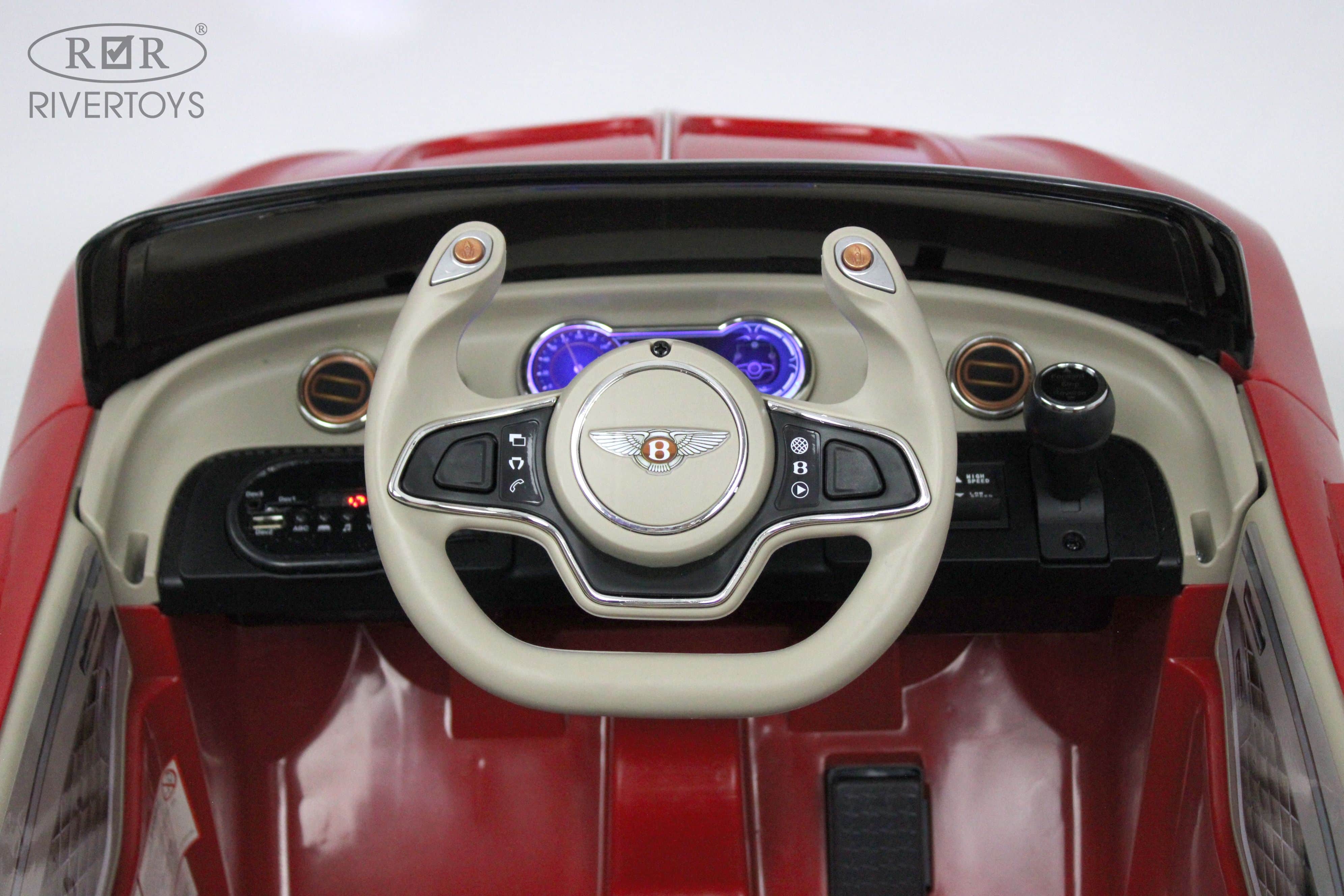 картинка Детский электромобиль Bentley EXP12 (JE1166) красный 