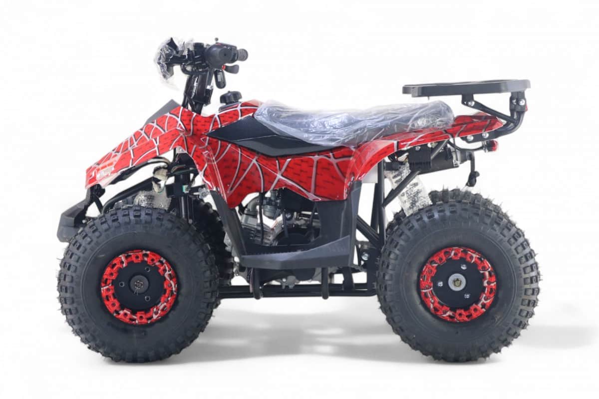 картинка Детский квадроцикл LEON 49CC красный спайдер 