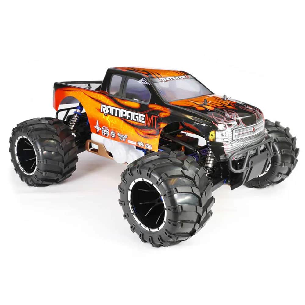 картинка Радиоуправляемый бензиновый монстр HSP Skeleton 4WD 1:5 - 94050-14050-O 