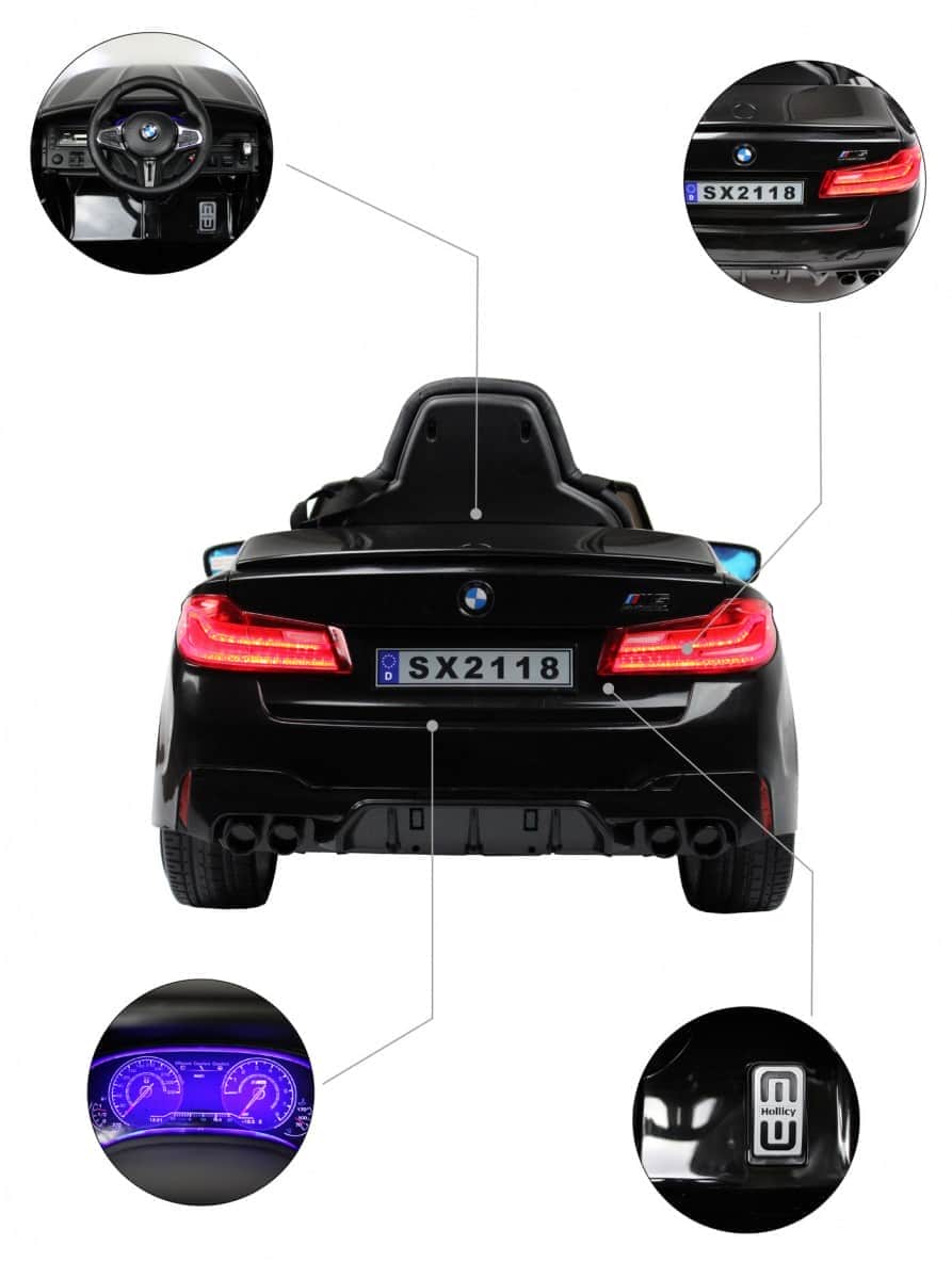 картинка Детский электромобиль BMW M5 Competition (A555MP) черный 