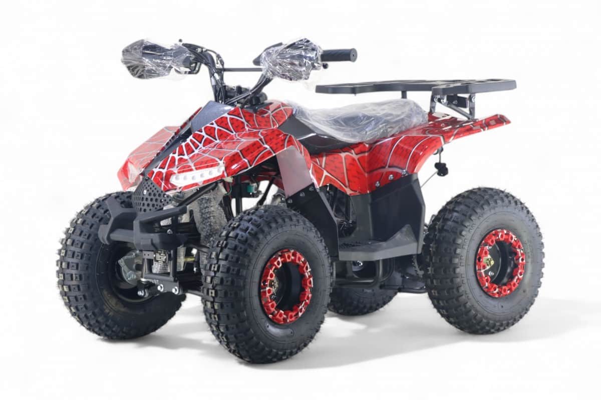 картинка Детский квадроцикл LEON 49CC красный спайдер 