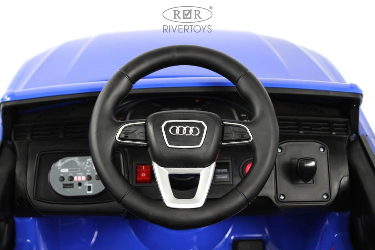 картинка Детский электромобиль AUDI Q7 (HL678) синий глянец 