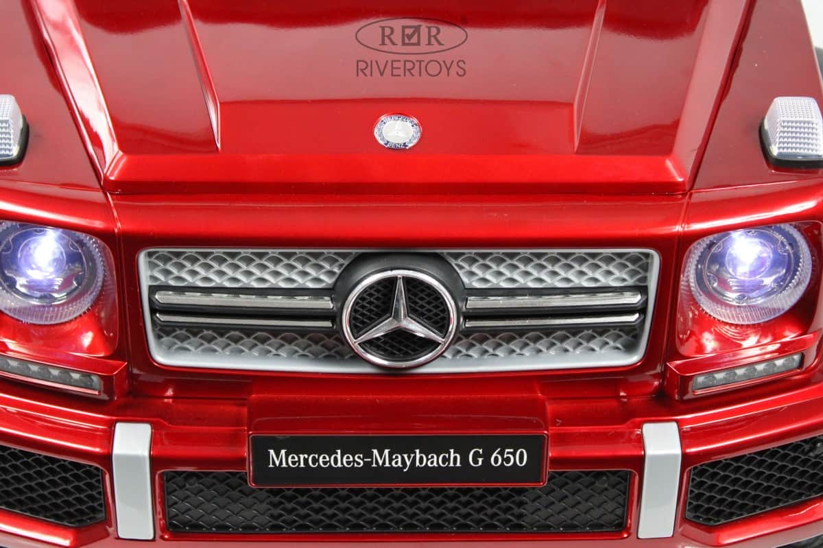 картинка Детский электромобиль Mercedes-Benz Maybach G650 (T101TT) красный глянец 