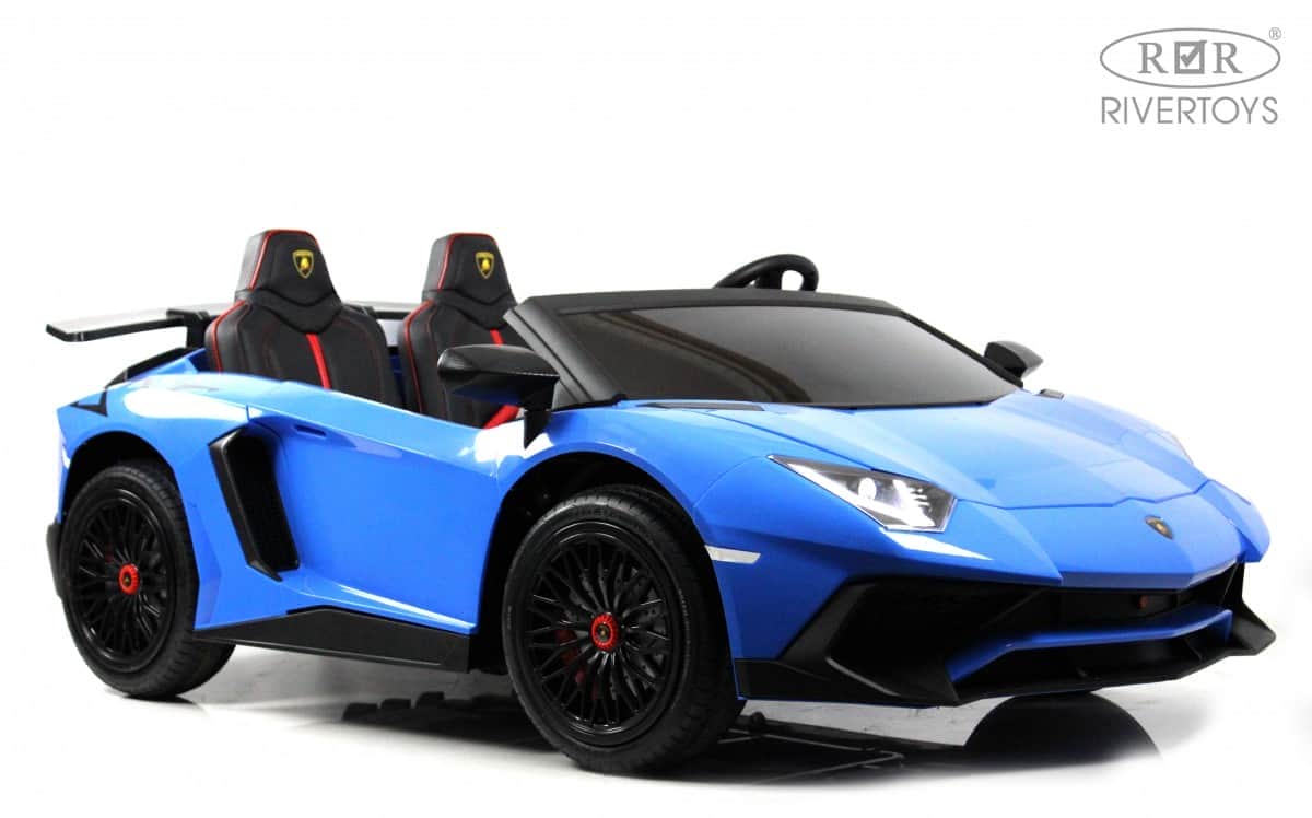 картинка Детский электромобиль Lamborghini Aventador SV (M777MM) синий 