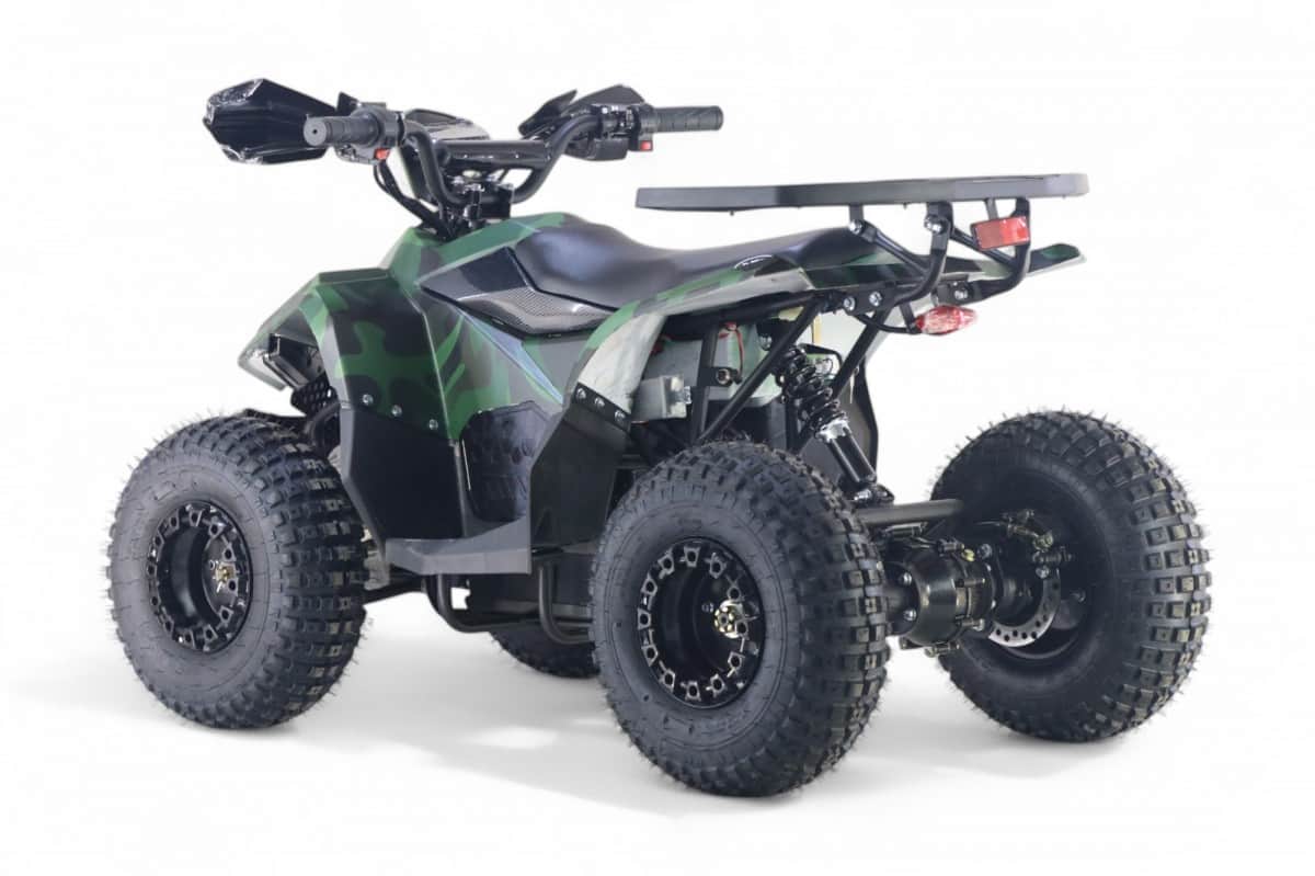 картинка Детский электроквадроцикл LEON 48V зеленый камуфляж 