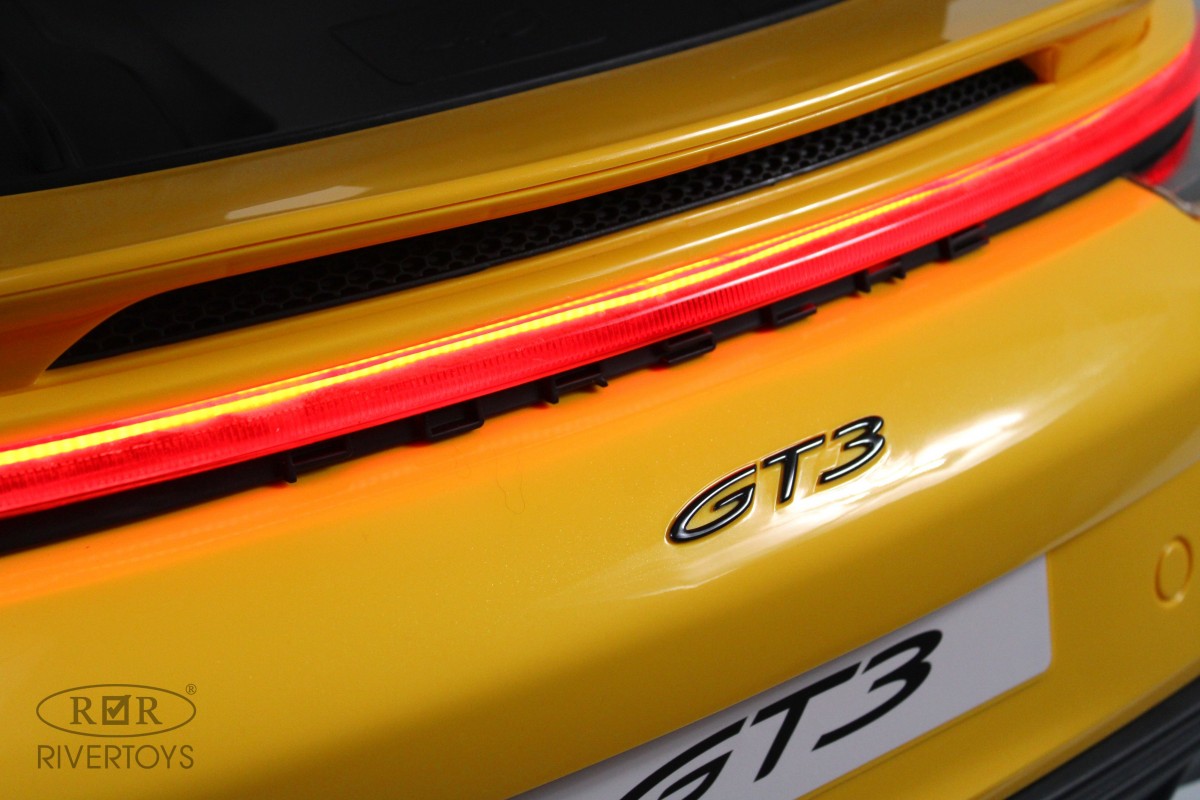 картинка Детский электромобиль Porsche 911 GT3 (Y911YY) желтый 