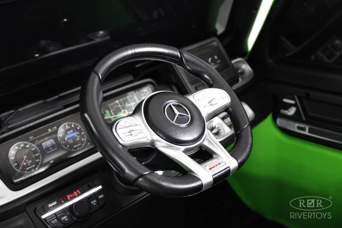 картинка Детский электромобиль Mercedes Benz G63 Y777YY зеленый матовый 