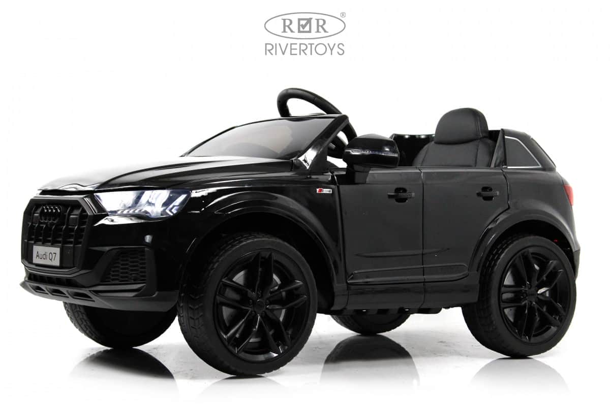картинка Детский электромобиль AUDI Q7 (HL678) черный глянец 