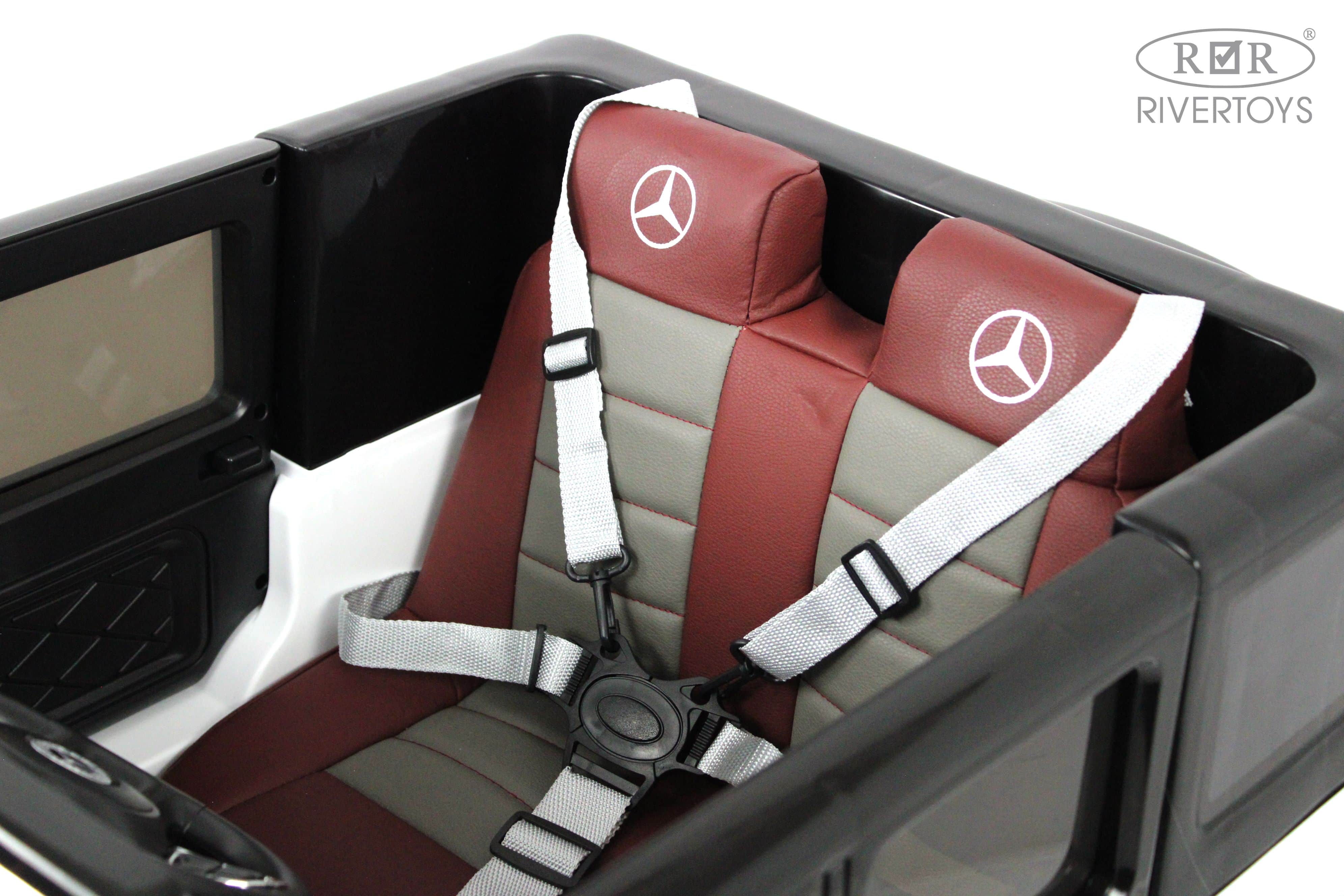картинка Детский электромобиль Mercedes-Benz EQG (E222EE) белый 