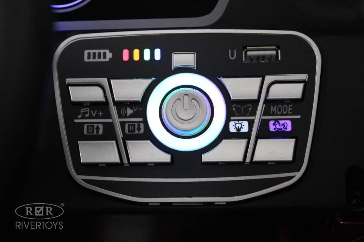 картинка Детский электромобиль Mercedes-Benz EQG (E222EE) красный глянец 
